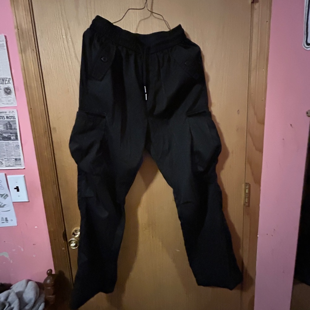 Black baggy pants